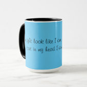 2 tonalités 15 oz Cheval Thème Mug (Devant gauche)