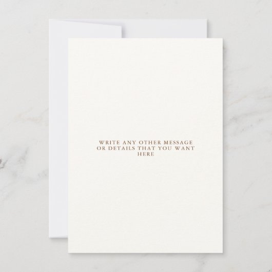 2 trouwringen rustieke waterverf Save the date (Achterkant)