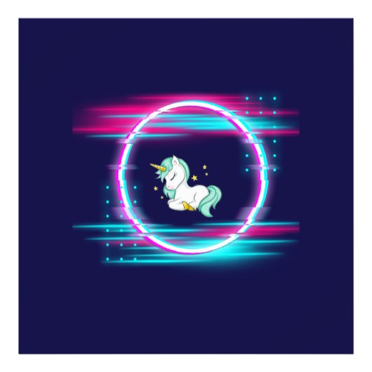 2.Unicorn Love Foto Afdruk (Voorkant)