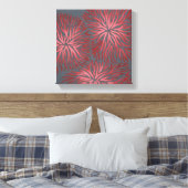 2-up Dianthus II Canvas Afdruk (Insitu (Slaapkamer))
