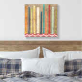 2-Up Paper Fences II Canvas Afdruk (Insitu (Slaapkamer))