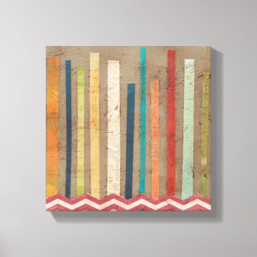 2-Up Paper Fences II Canvas Afdruk (Voorkant)