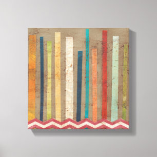 2-up papieren hekken II Canvas Afdruk