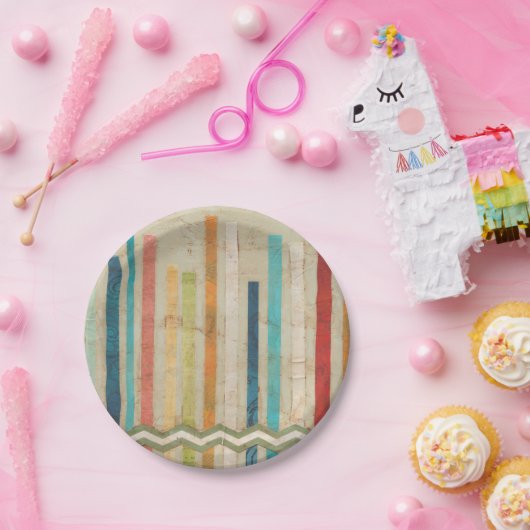 2-up papieren hekken IV Papieren Bordje (Feest)