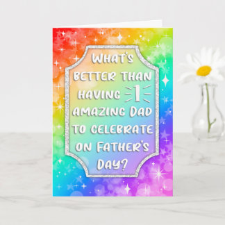 2 vaders Queer Happy Father's Day Kaart