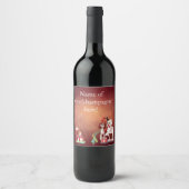 2 Valentijnsdagen Wijn/Mousserende Wijn Etiket SE (Voorkant)