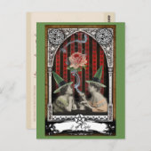 2 van het Briefkaart Cups Victoriaans Witch Tarot (Voorkant / Achterkant)