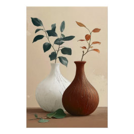 2 Vases Perfect Poster