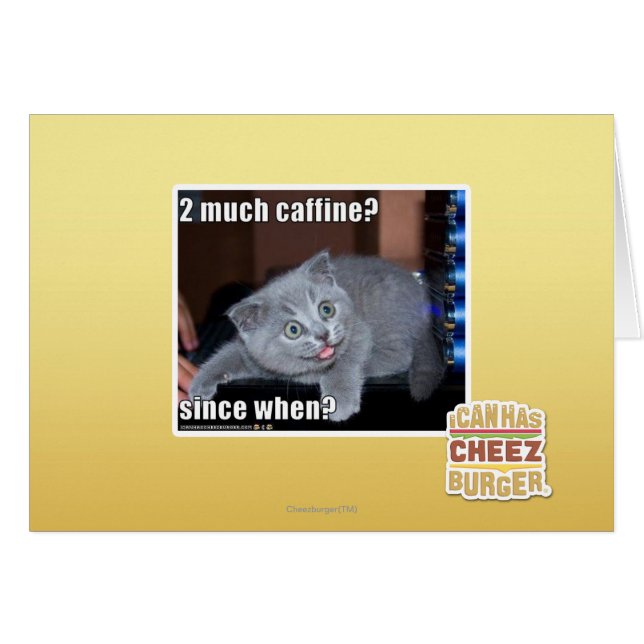 2 veel cafeïne? (Voorkant Horizontaal)