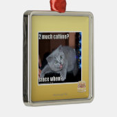 2 veel cafeïne? metalen ornament (Rechts)