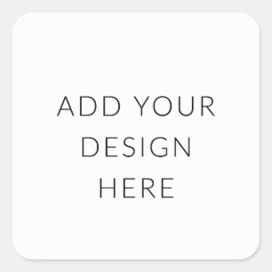 2"Vierkante Sticker afdrukken