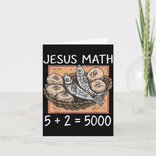 2 Vissen 5 Broden Jezus Voedt De 5000 Christenen Kaart