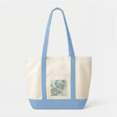 2 Vogels, monogram Canvas tas (Voorkant)