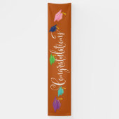 #2 Voor Amanda Gefeliciteerd Afstuderen Banner (Verticaal)