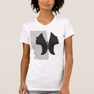 2 Vrouw Gezichten Vlinder Tshirt