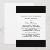 2 Weddenschappen Sjabloon uitnodigen Kaart (Voorkant / Achterkant)