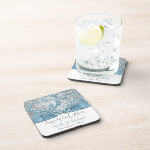 #2 Winter Wonderland Wedding Favor Onderzetter Set