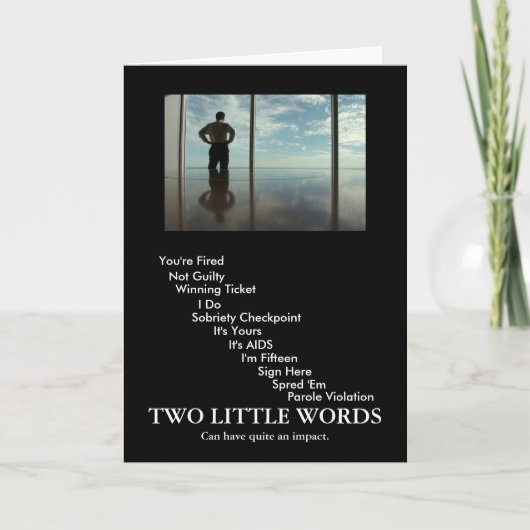 2 woorden kaart (Voorkant)