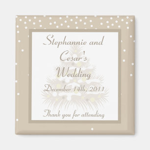 2 "x2" aankondiging magneet oude stad kerst