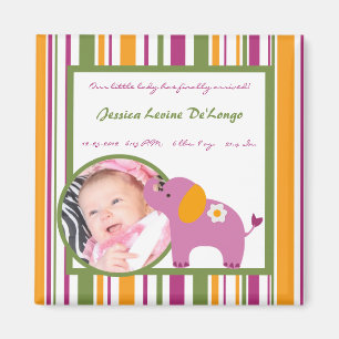 2 "x2" aankondiging magneet Sweet Safari