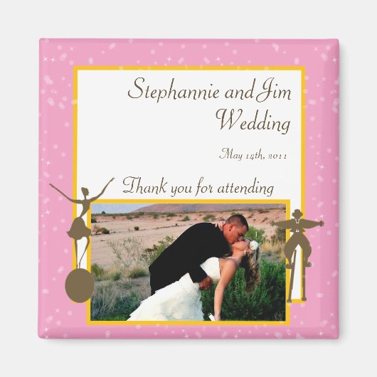 2"x2" Aankondigingsmagneet Carnaval Magneet (Voorkant)