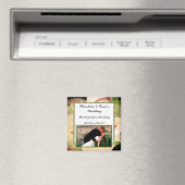 2"x2" Aankondigingsmagneet Kleurrijke Lotus Bloem  Magneet (Insitu (Vaatwasser))