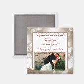 2"x2" Aankondigingsmagneet Winter Vervaaging Magneet (Voorkant / Achterkant)