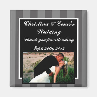 2 "x2" aankondigingsmagneet zwart grijs bloeiend s magneet