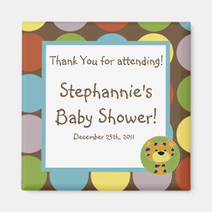 2 "x2" Favor Magnet Oerwoud Tales Safari Magneet