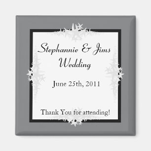 2 "x2" Favor Magnet Zomerliefde en Zeeschelpen Magneet