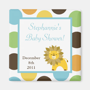 2"x2"Jungle King Lion Safari Zoo Magnet Favoriser