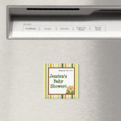 2"x2" Magnet Favoriser Jungle Babies Animaux (In Situ (Lave-vaisselle))