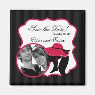 2"x2" Sparen de Datum Formele Petten Elegant Magneet