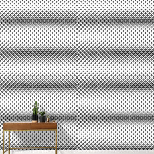 2' x 12' concentrische halftone getextureerd vinyl behang