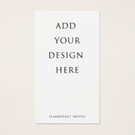 2 x 3,5-inch Cadeaubon/Label voor vier bazen Visitekaartje