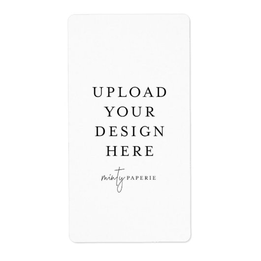 2 x 3,75-inch label - portret (Voorkant)