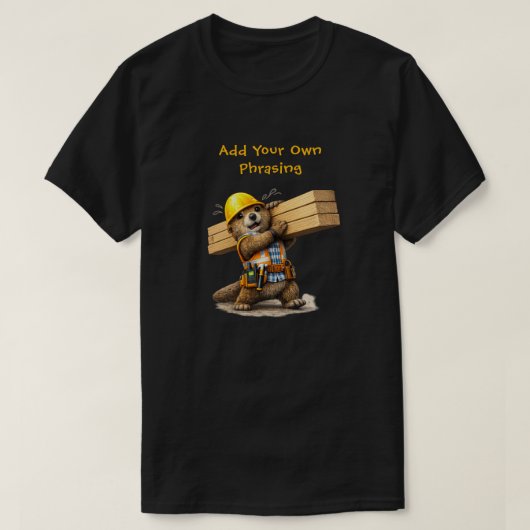 "2 x 4's" t-shirt (Design voorkant)