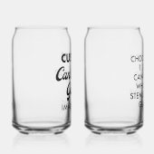 2 x aangepaste gepersonaliseerde kan vorm glas 16o (Rechts)