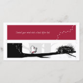 2 Zelf gesneden boek voor bed Robin & Nest Bladwij (Achterkant)