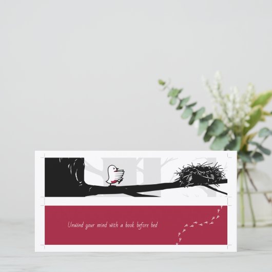 2 zelf knipen boekenlegger voor het slapen Robin & (Staand voorkant)