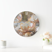 2 Zijdegouden witte Rozen Kunstdromen Grote Klok (Huis)