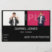 2 zijdelings geplaatste foto van Comp Zed Kaart Ac (Achterkant)