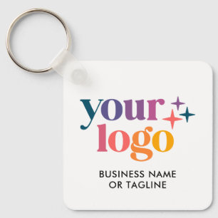 2 Zijden QR-code Logo Tekst Merk Sleutelhanger