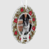 2-zijdes Pet Memorial kerstversiering Ornament (voorkant)