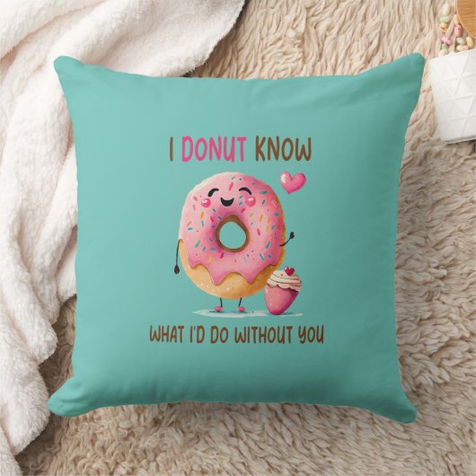 2-zijdig gepersonaliseerd knuffel donut kussen (Deken)