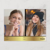 2-zijdig koploper en model hoofdopname Comp Briefkaart (Achterkant)