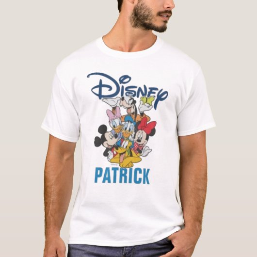 2-zijdig Mickey & Vrienden - Familie vakantie T-sh T-shirt (Voorkant)