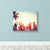 2-zijdige Elegant Scrolls 2 Foto Canvas Afdruk (Insitu (Houten vloer))