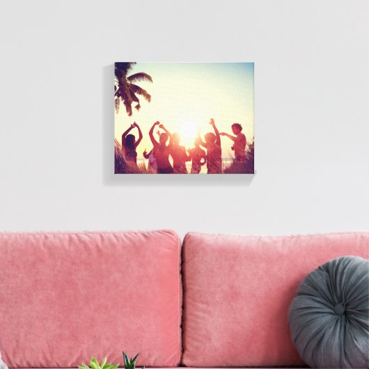 2-zijdige Elegant Scrolls 2 Foto Canvas Afdruk (Insitu (Woonkamer))