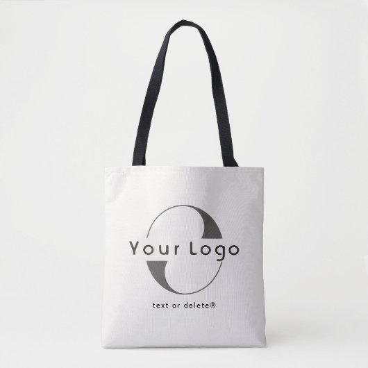 2-zijdige Logo & QR-code, Off white Company Busine Draagtas (Voorkant)